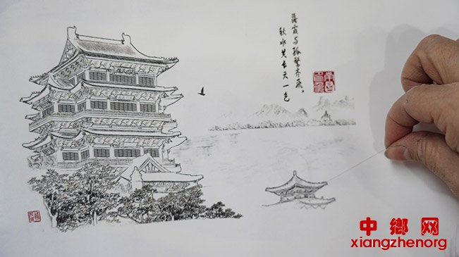 指间青丝成丹青