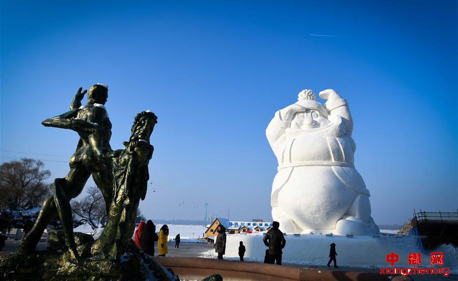 2020个雪人亮相冰城
