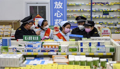 <b>山东加大防控疫情医药用品巡查</b>
