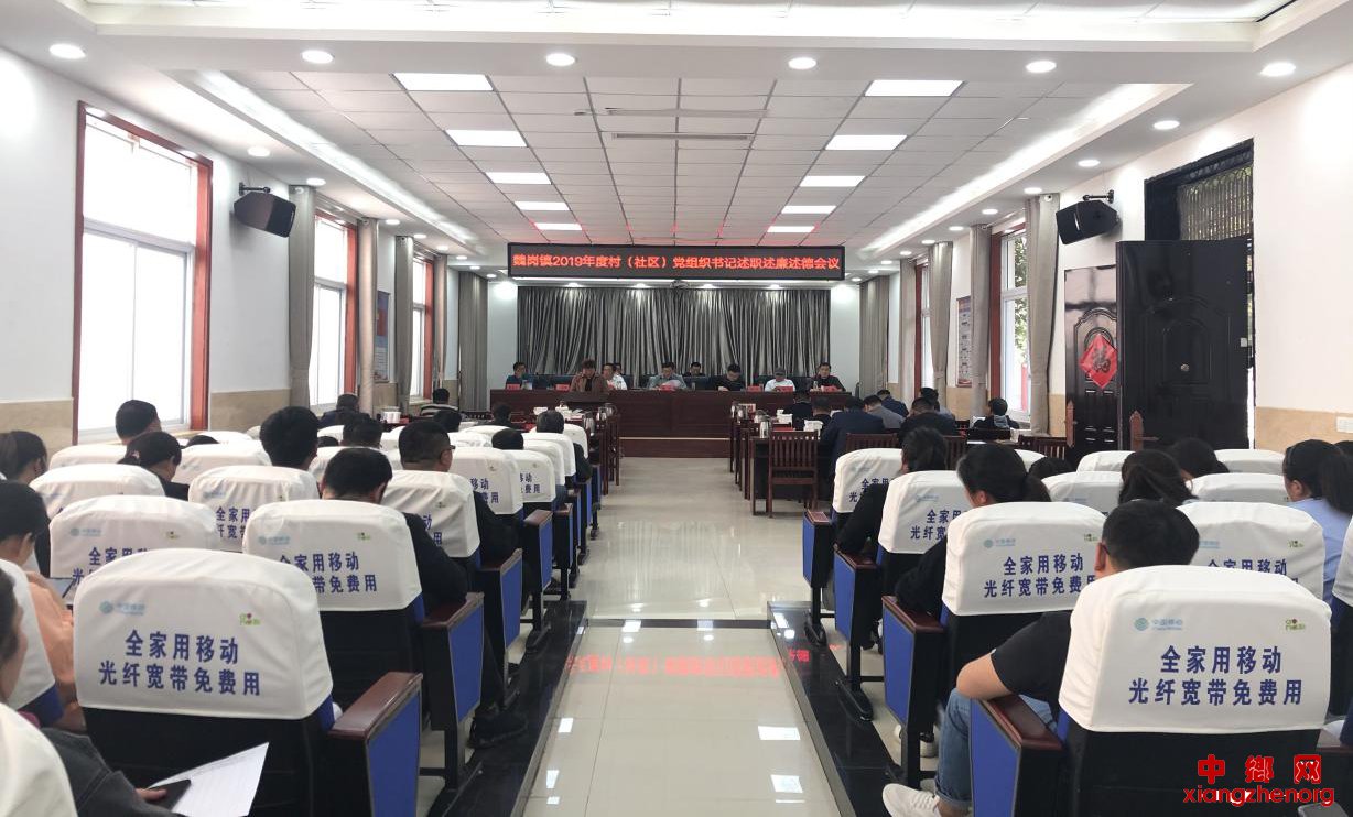 安徽省谯城区魏岗镇：召开2019年度村（社区）党组织书记述职述德述廉会议