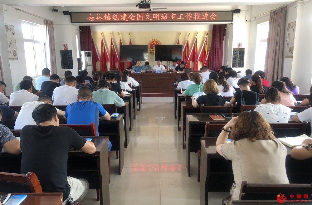 陕西省渭南市华州区杏林镇：召开创建全国文明城市推进会