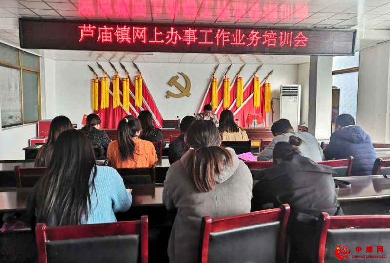 <b>安徽亳州芦庙镇：干部培训提升网上办事效率</b>