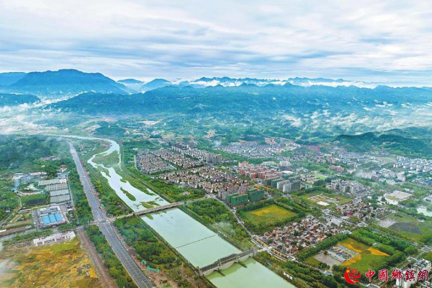 雨后北川新城如画