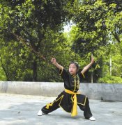 <b>香港国际武术节 乐山8岁的小女孩技压群雄</b>