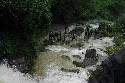 搜救现场。沿河县当地知情人供图