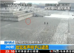 <b>故宫公开“女模裸照事件”事发时监控画面</b>