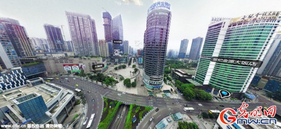 重庆推出全国首份“实景地图”