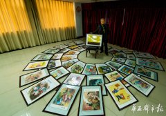 <b>泸州叙永：7旬老人画80幅廉政漫画 画出贪官众生相</b>