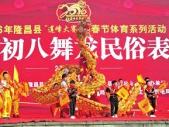 <b>正月初八 川南隆昌19 条“巨龙”轮番竞技</b>