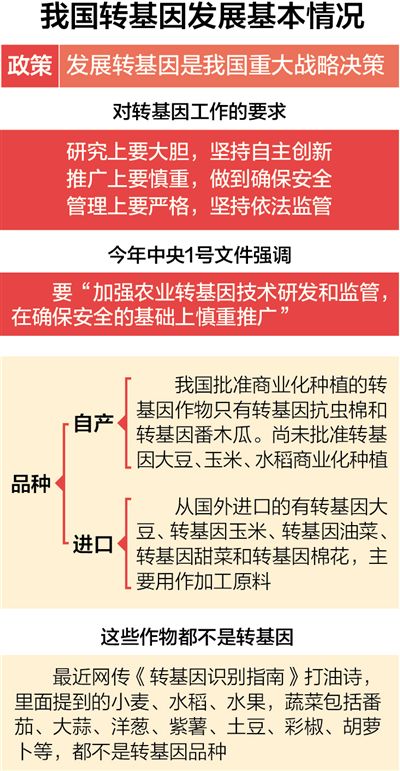农业部：转基因一直严格监管