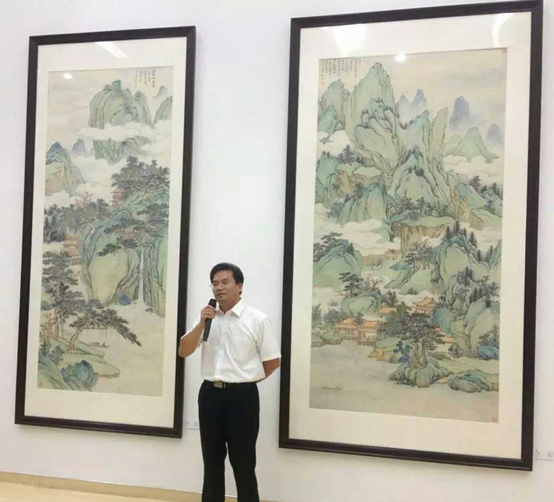 “溪山清远：潘二如山水画展”在香港中文大学开幕