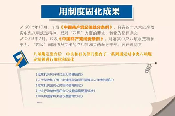中纪委:八项规定四年处理18.7万人 九成是科级干部