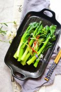 生活窍门：蚝油芥蓝去涩味