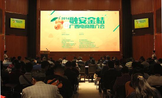 2016融安金桔广西电商推介会在南宁中关村juxing