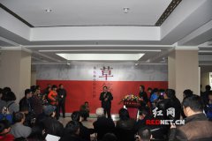 湖南书法家办公益展览支援农村教育事业