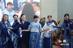 湖南：“非遗”首次参展农博会 湘绣蜡染等技艺齐齐亮相