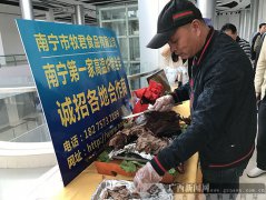 广西驻村“第一书记”进城帮农民 推销“山货”迎新年