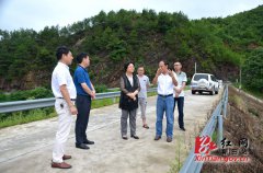 <b>湖南新田县：唐军深入乡镇检查指导防汛保安工作</b>