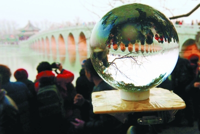 十七孔桥今年“金光”来得早