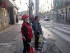 <b>华州区杏林镇参加文明交通劝导  志愿服务活动</b>