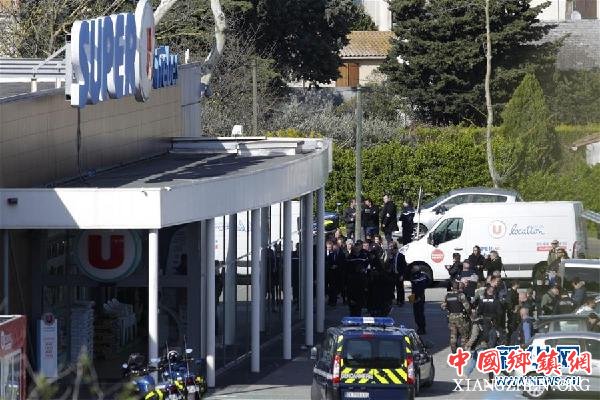 （国际）（1）法国南部发生人质劫持事件　至少2人遇难