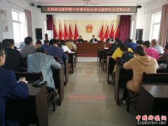 <b>杏林镇：区领导到杏林镇传达全国“两会”精神</b>