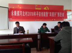 <b>定远县永康镇召开平安创建暨“双提升”推进会</b>