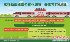<b>7月1日起铁路部门将实施第二阶段列车运行图</b>