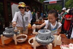 <b>乡村旅游文化节上体验农耕文化</b>