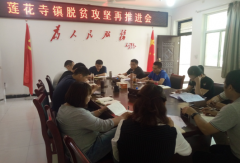 <b>陕西：华州区莲花寺镇召开脱贫攻坚再推进会</b>