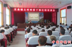 <b>河南：林州市采桑镇召开支村两委干部任职培训会</b>