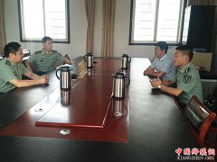 <b>安徽定远：桑涧镇赴县人武部开展“八一”慰问活动</b>