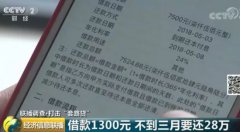 <b>再下套！借款1300元 要还28万！上百人＂套路贷＂团伙覆灭</b>