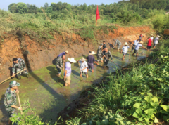 <b>江西：万年抗旱突击队开展大港桥水库东干渠渠道清淤行动</b>