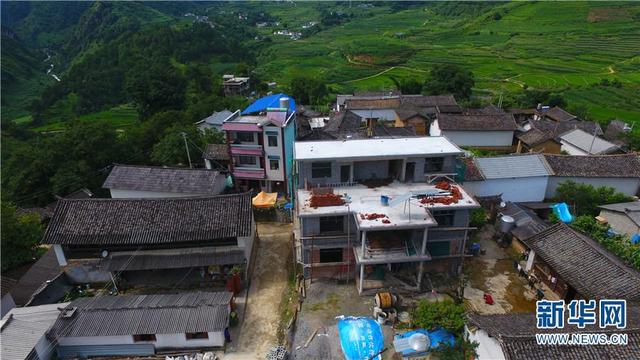 航拍怒江泸水 掠影生态脱贫