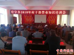 西吉县什字乡召开村干部禁毒知识培训会