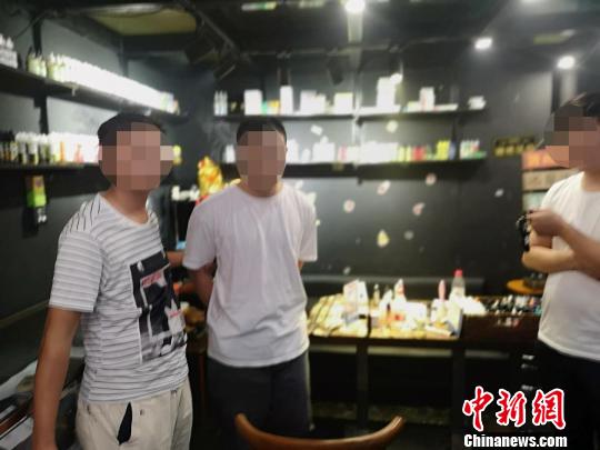 抓捕现场。上城公安供图