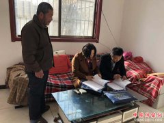 陕西华州区莲花寺镇：冬日走访问民计  扶贫攻坚信心足