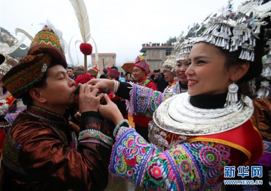 #(社会)(4)广西融水:“打同年” 庆新春