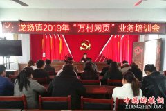 <b>安徽龙扬：召开“万村网页”业务培训会</b>