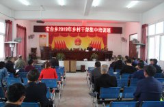 四川阆中宝台乡开展乡村干部集中培训