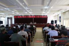 云南：河口镇举办2019年村干部履职能力提升培训班