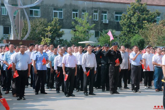  安徽宿州：“不忘初心、牢记使命”大营镇开展“同升国旗、同唱国歌”主题