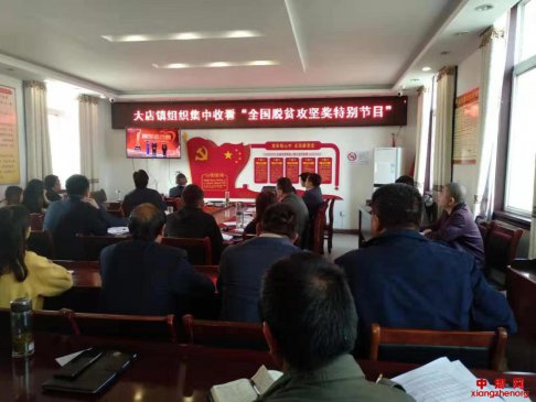 安徽：大店镇组织观看脱贫攻坚节目