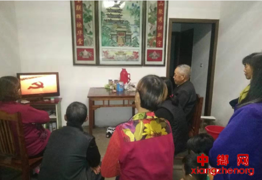 安徽：棠溪镇东山村党小组组织党员观看《榜样4》