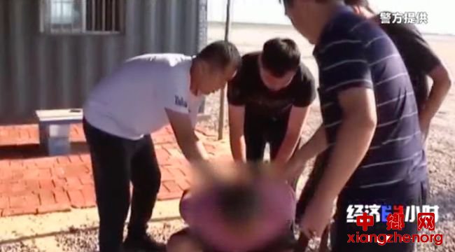 △抓获以王某为首的犯罪团伙画面