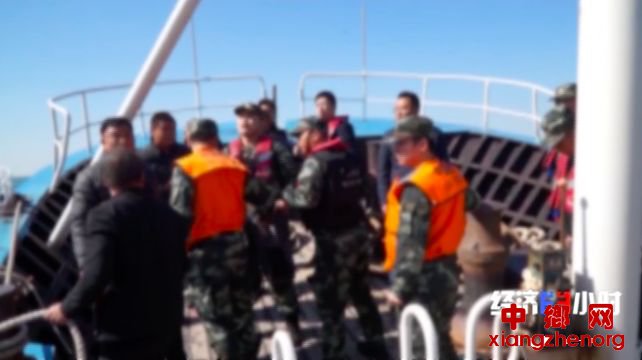 △实施抓捕现场画面