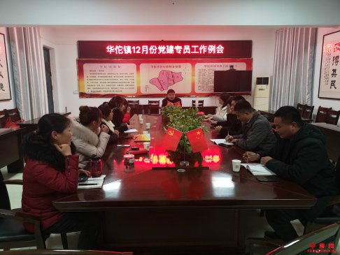 <b>安徽省华佗镇召开12月份党建专员工作例会</b>