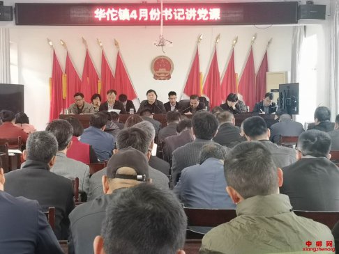 <b>安徽省华佗镇开展4月份主题党日活动</b>