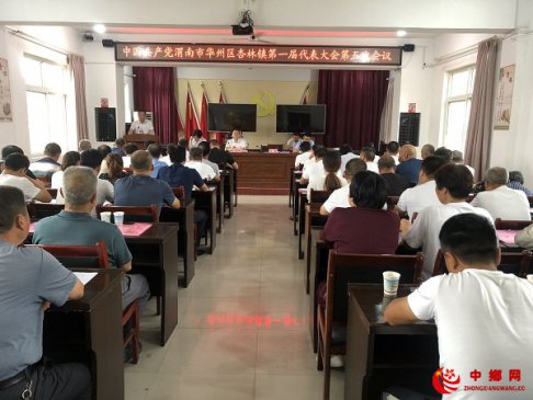 陕西省华州区杏林镇隆重召开第一届代表大会第五次会议